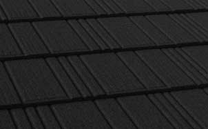Композитная черепица рядовая AeroDek Robust цвет Черный бриллиант (17)